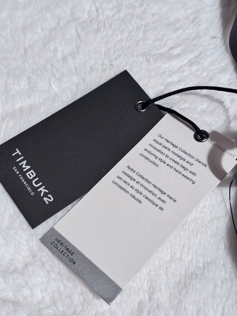 新品！TIMBUK2 メッセンジャーバッグ グレー/レッド　大