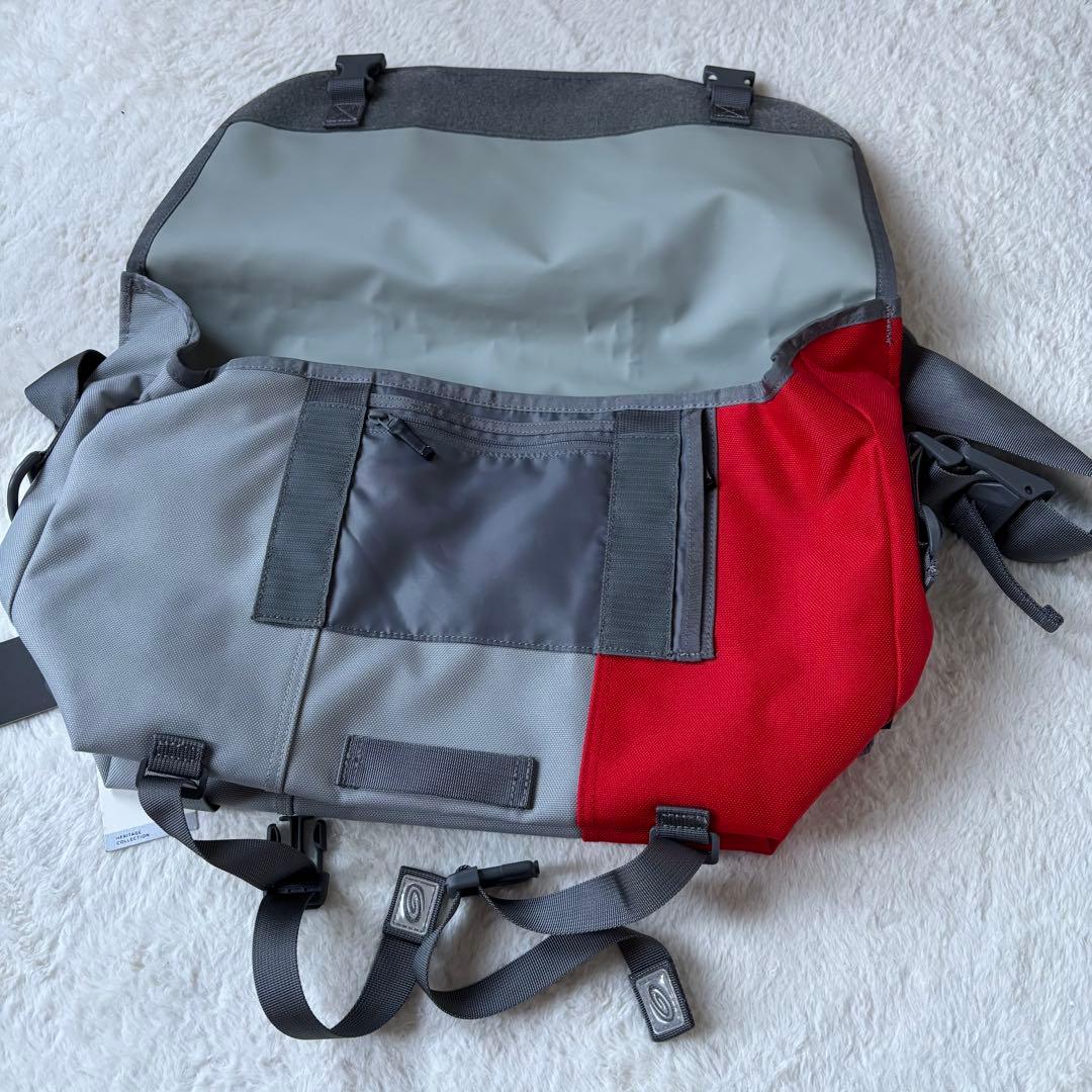 新品！TIMBUK2 メッセンジャーバッグ グレー/レッド　大