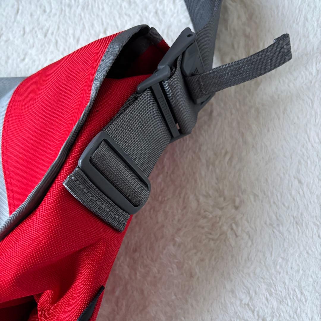 新品！TIMBUK2 メッセンジャーバッグ グレー/レッド　大