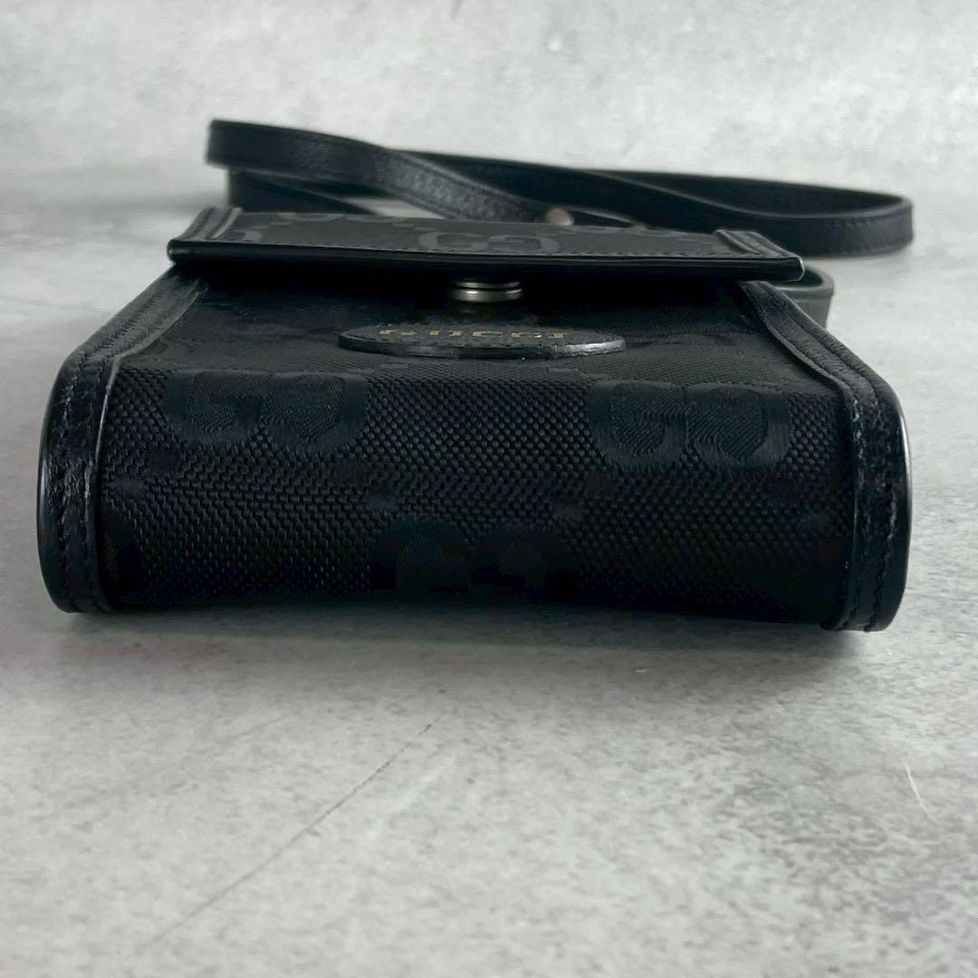 未使用級 GUCCI グッチ オブザグリッドミニショルダーバッグ GG柄