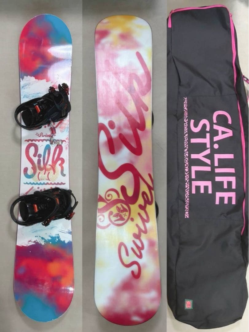 スノーボードセット　SWIVEL 146 ✖️SALOMONビンディング　ケース付