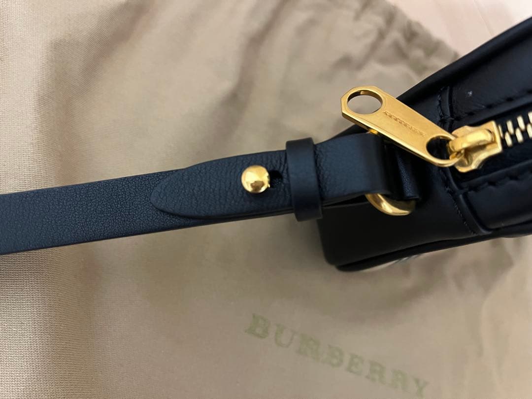 バーバリー BURBERRY ウエストバッグ ベルトポーチ ブラックマルチカラー