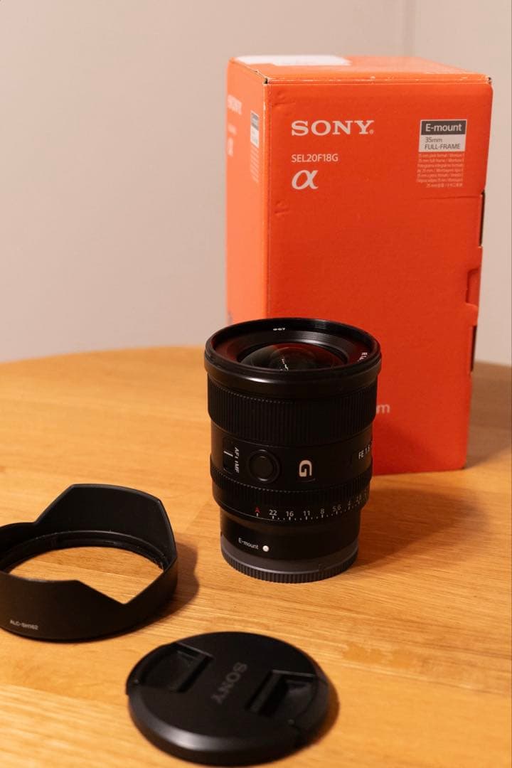 〜2/9まで出品【美品】SONY FE 20mm F1.8 G レンズ