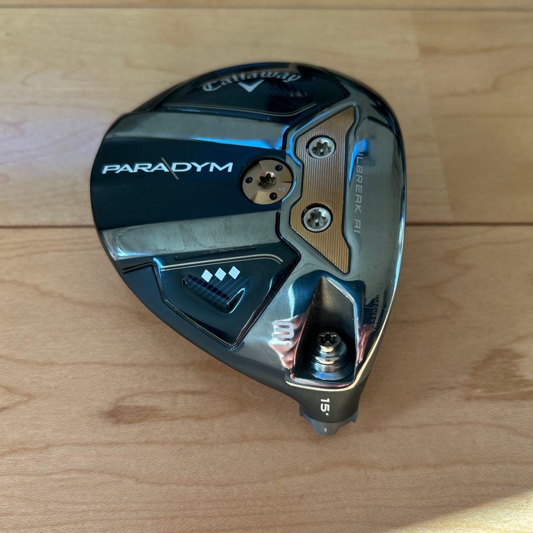パラダイムトリプルダイヤ3W ヘッドのみ　ヘッドカバー付き