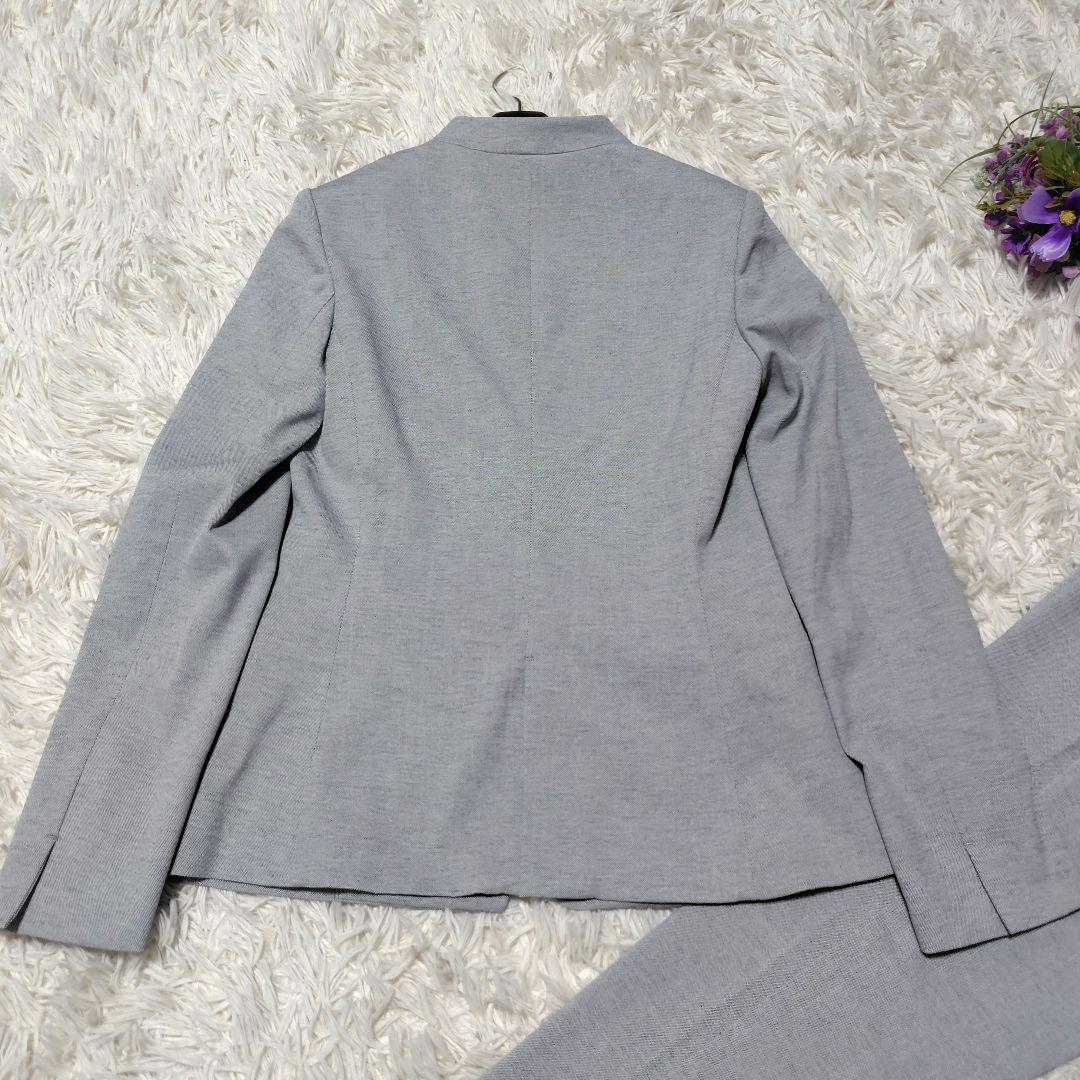 【未使用級♡人気定番】プラステ　リネンブレンドカラーレス　パンツスーツ　XS