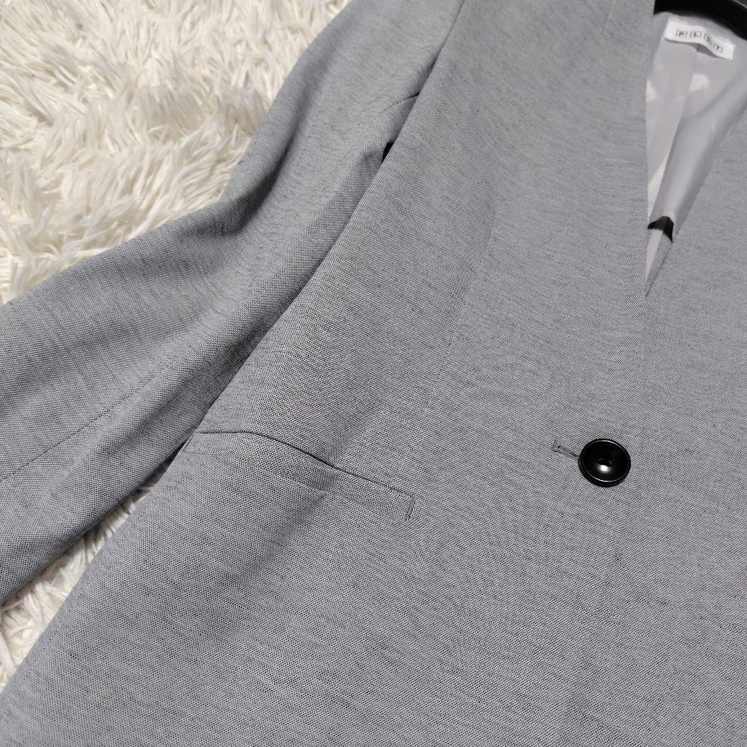 【未使用級♡人気定番】プラステ　リネンブレンドカラーレス　パンツスーツ　XS