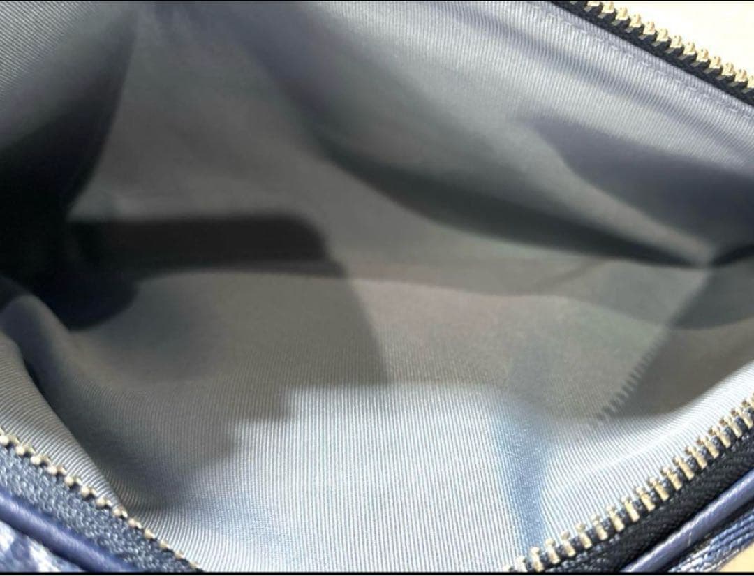 新品COACH コーチスプリントスリムバッグデニムリュックバッグ男女兼用