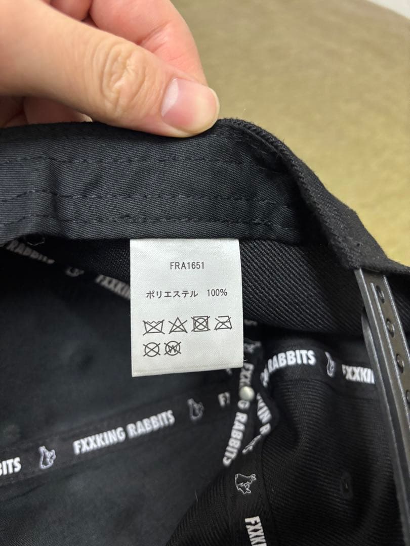 FR2 月桃 ラインストーン キャップ 沖縄 限定 CAP 黒