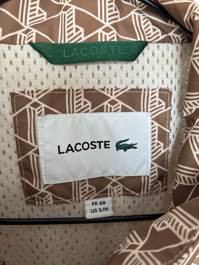 き*ん様 【ラコステ】LACOSTE モノグラムナイロンジャケット