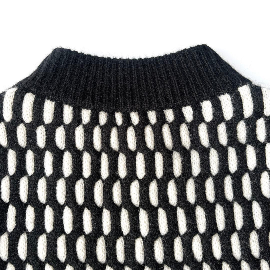 ウ*ー様 美品⁑セオリー　カシミヤ100% プレーテッドケーブルニット　ブラック