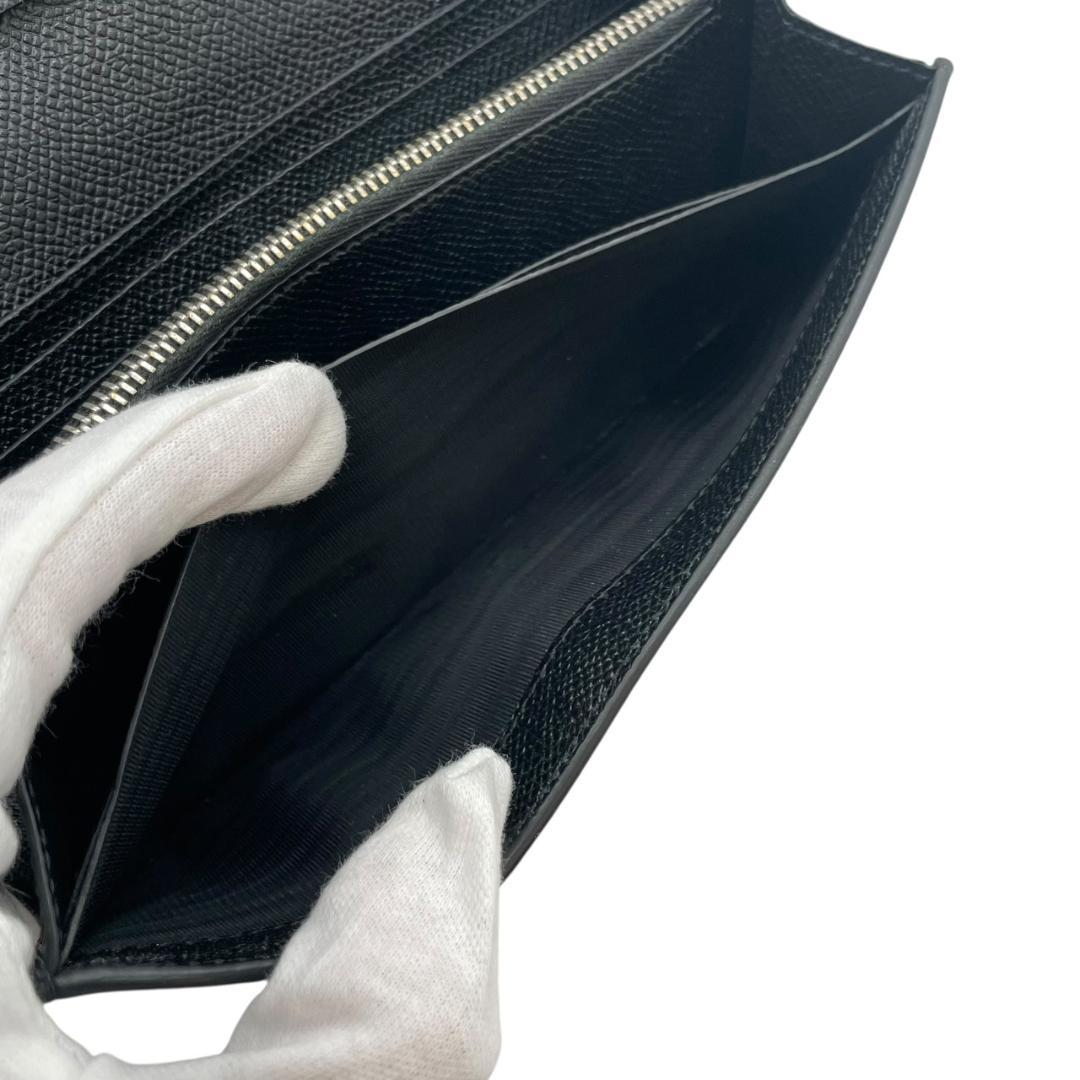 【美品】 BVLGARI ブルガリ 長財布 ビーゼロワン シルバークリップ