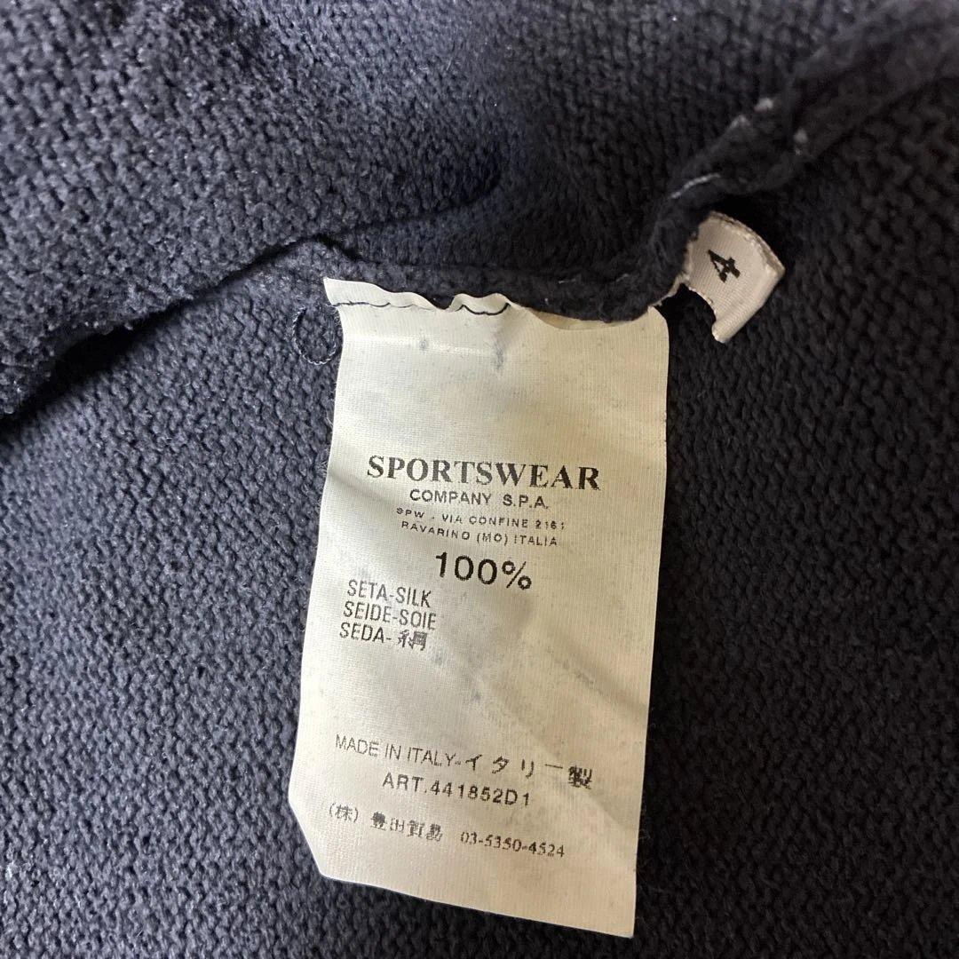 C.P. Company ダークネイビー ジップアップセーター サイズ4