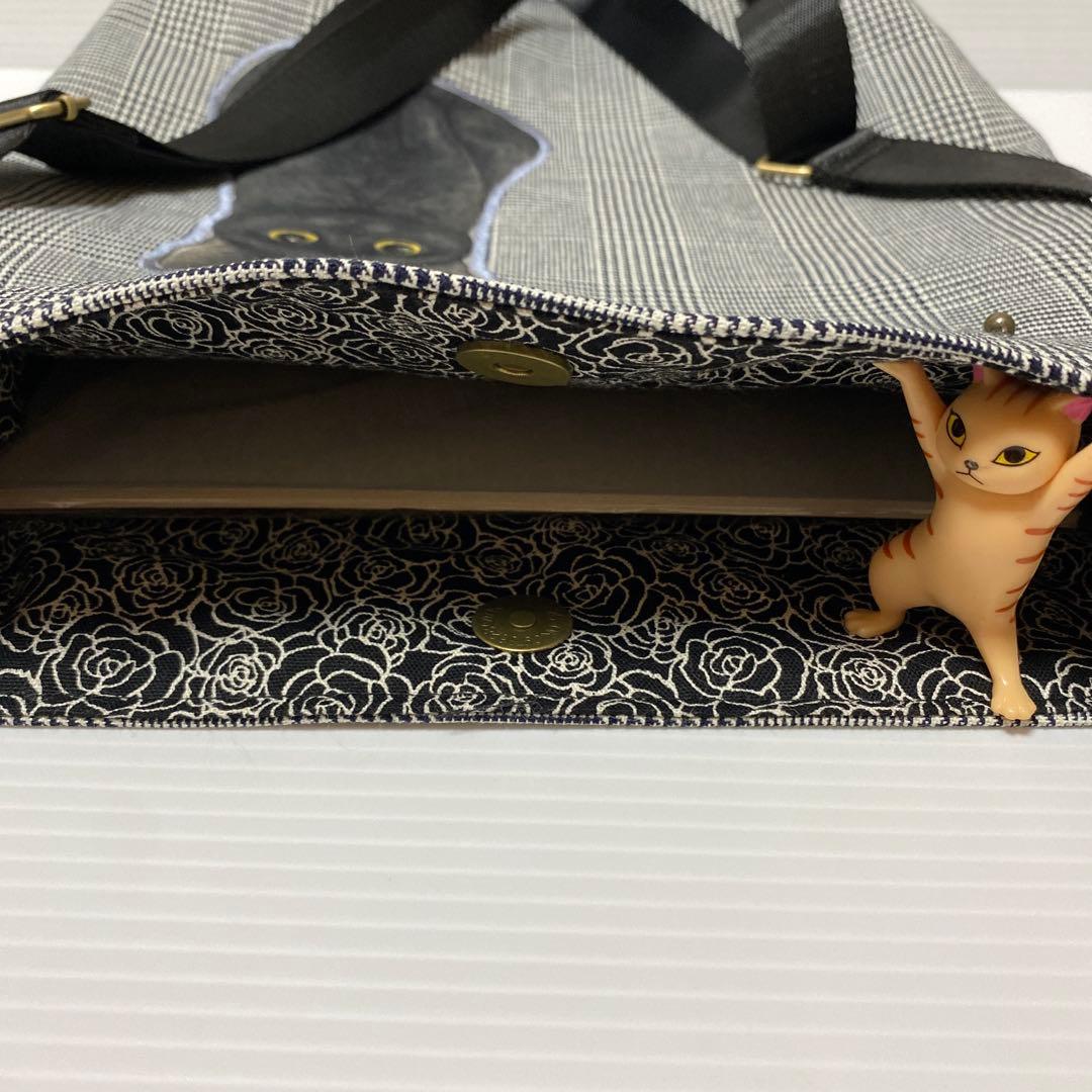 ゆ*ら様 ワンショルダートートバッグ コヤンイサムチョン　黒猫B