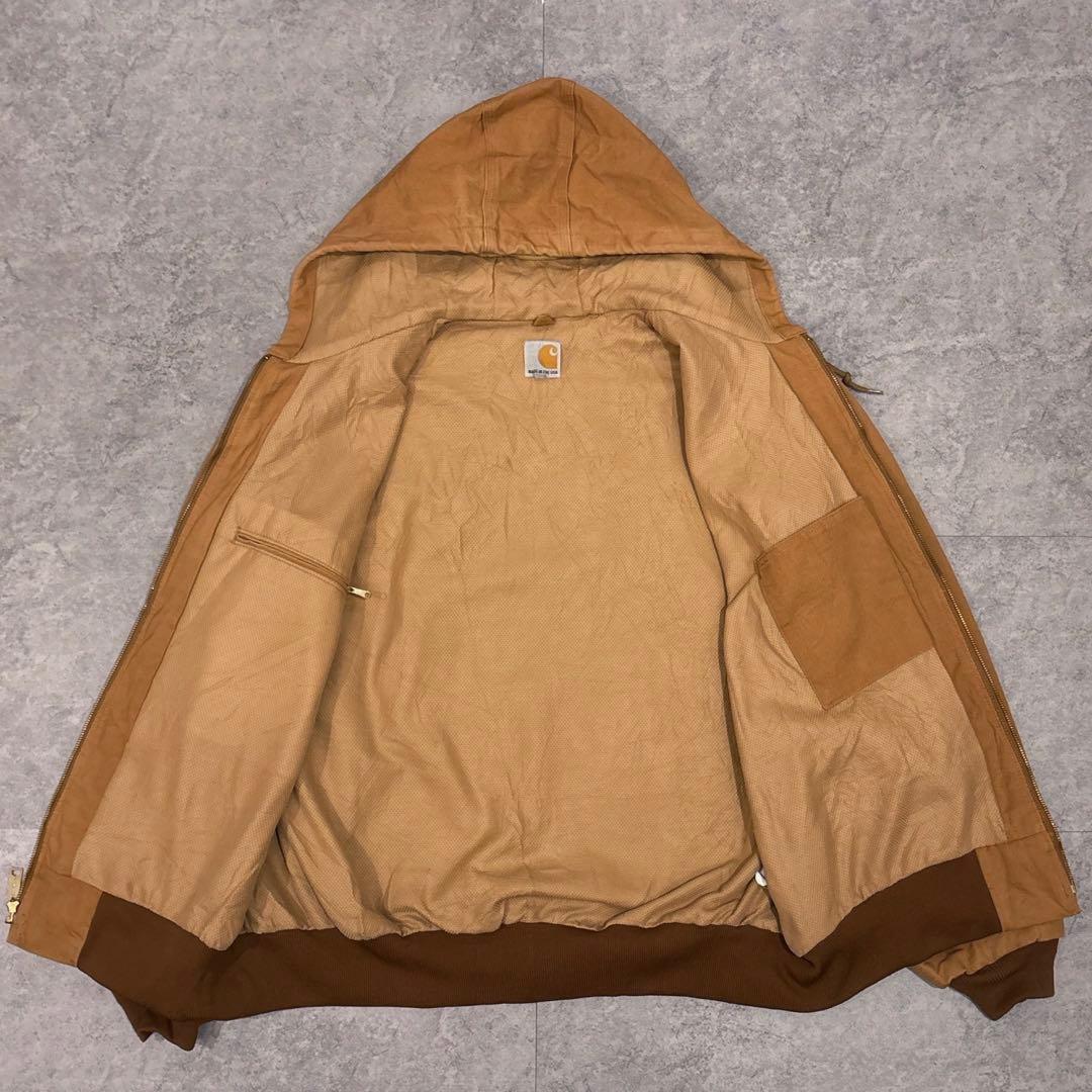 Carhartt J131 USA製 アクティブジャケット BRN 2XL 良好