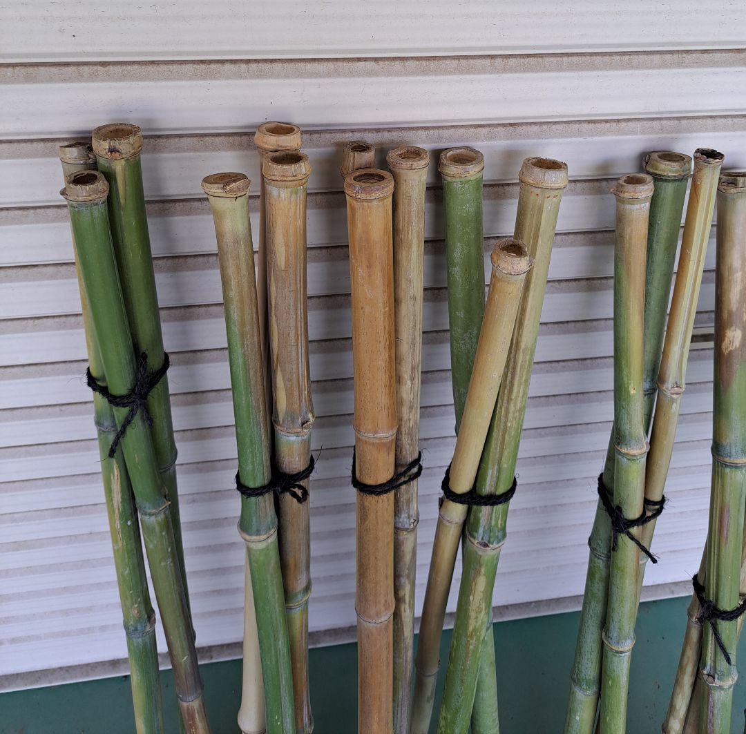 竹◆流しそうめんキット◆6m◆樋1m6枚・竹足支柱1m21本(7組)・シュロ縄