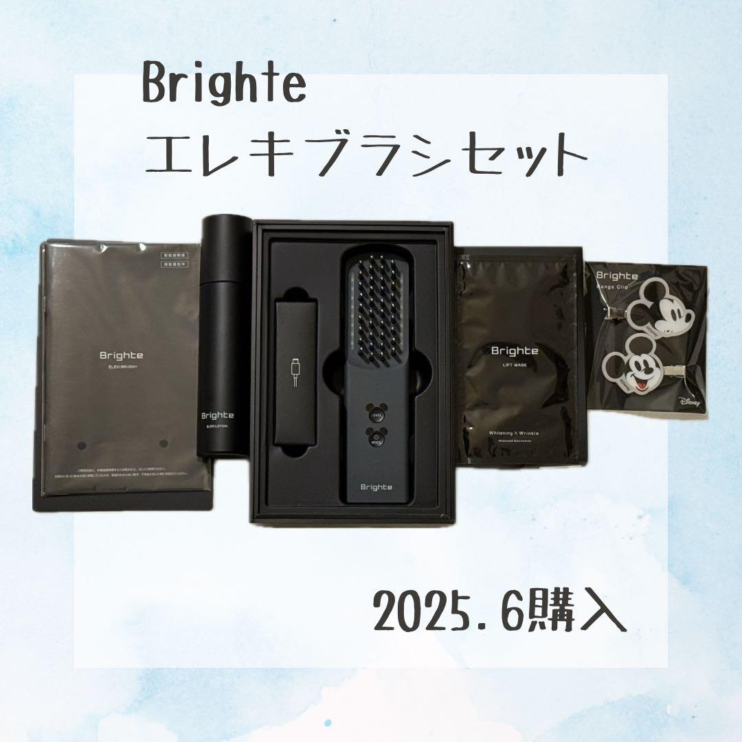 美品 Brighte ELEKI BRUSH ブライト エレキブラシ 美顔器