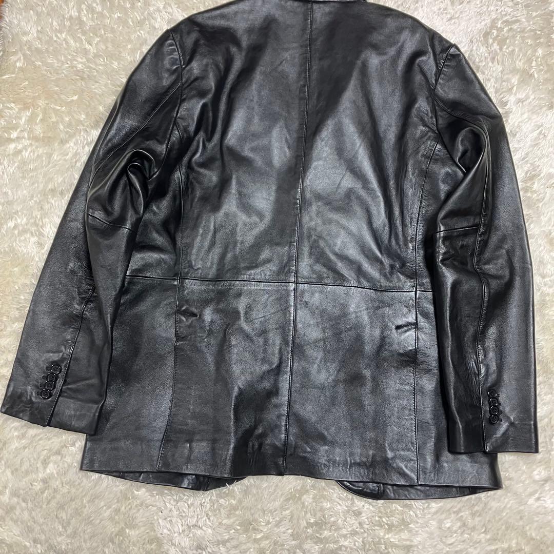 ミッシェル様LIUGOO LEATHERS テーラードジャケット　羊革　レザー