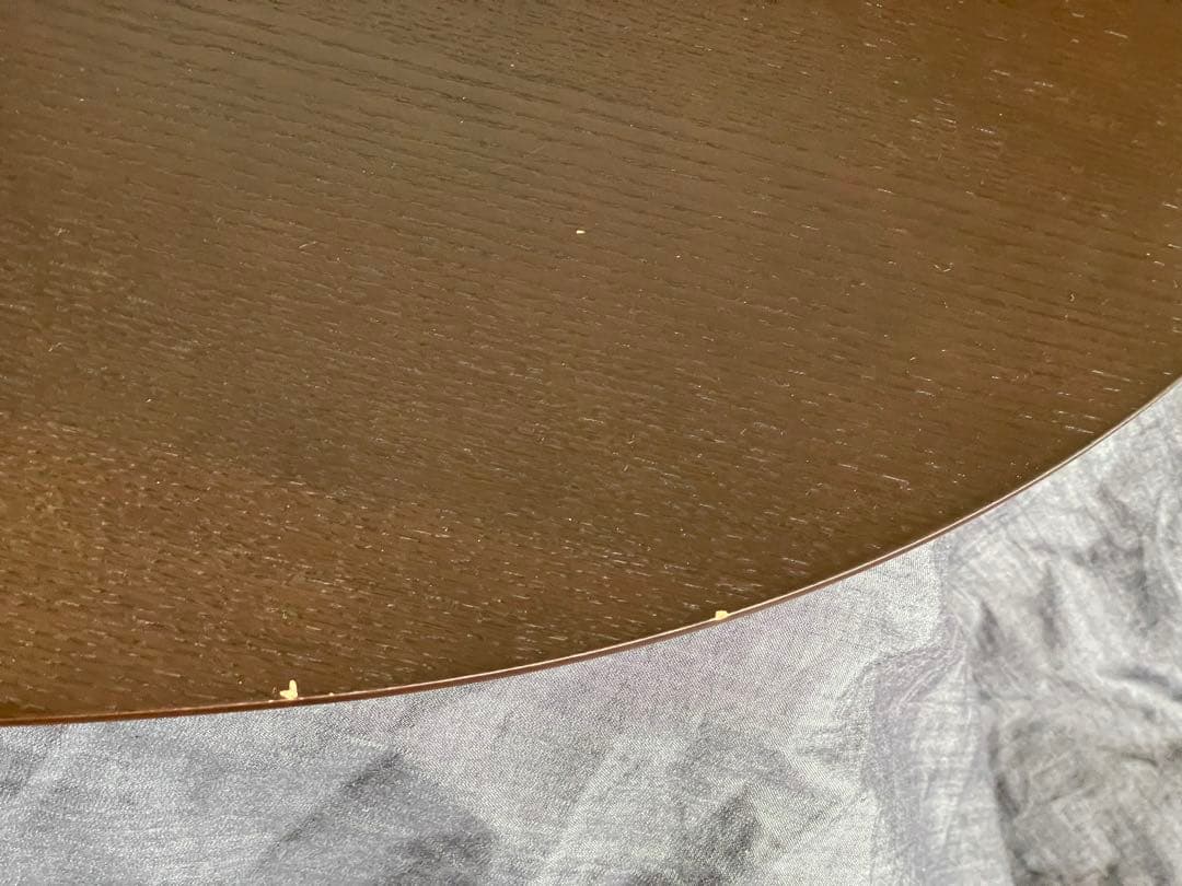 【中古】MUJI 楕円こたつセット（専用こたつ布団＆下敷ラグ）