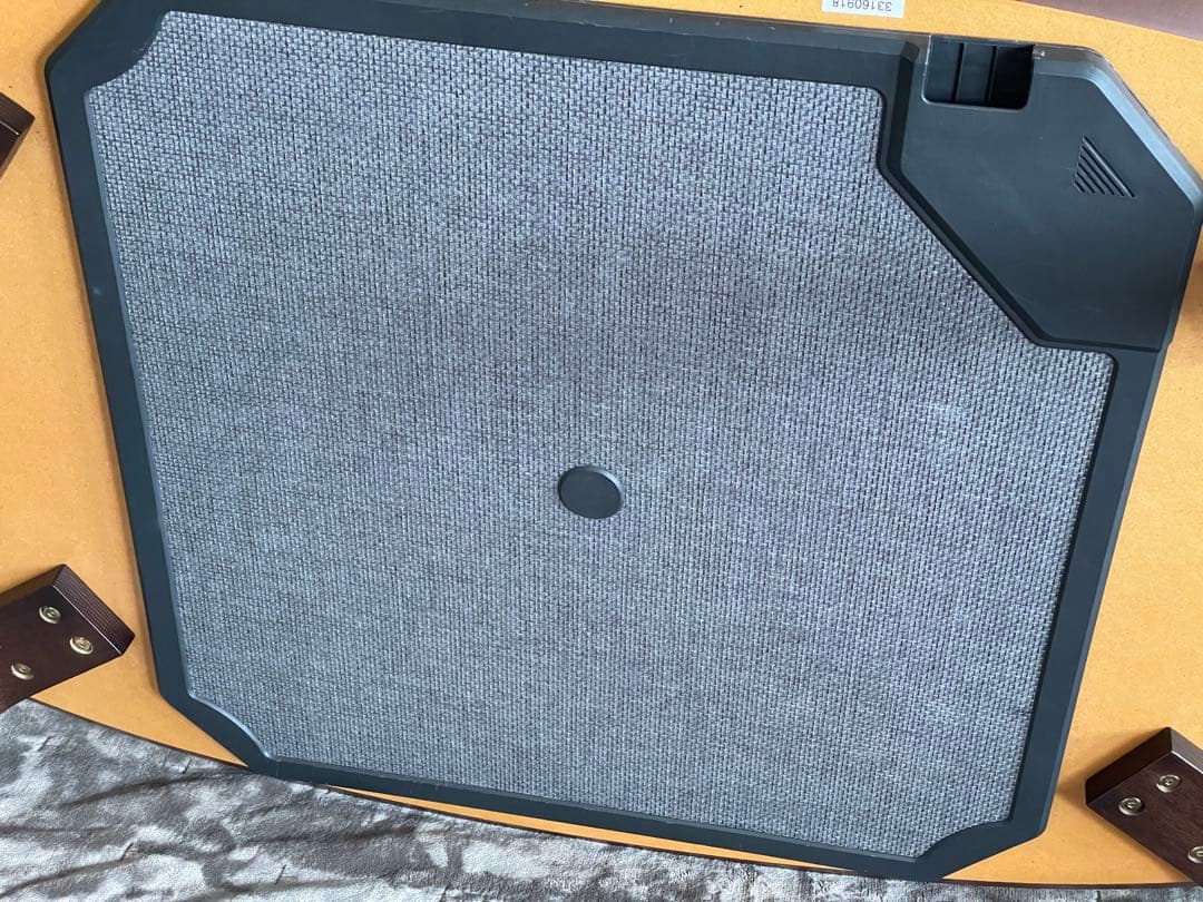 【中古】MUJI 楕円こたつセット（専用こたつ布団＆下敷ラグ）