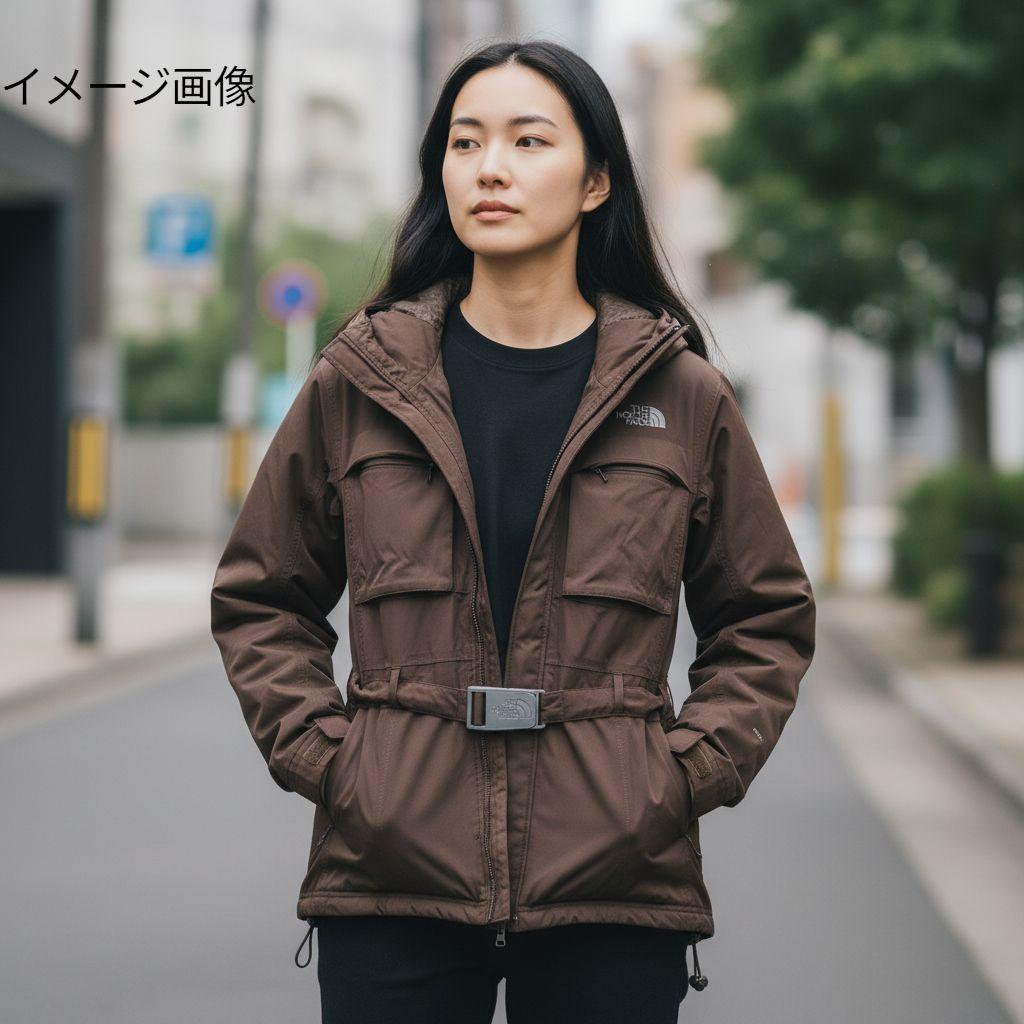 ノースフェイスダウンジャケット　HYVENT　ベルト付き　レディースL古着