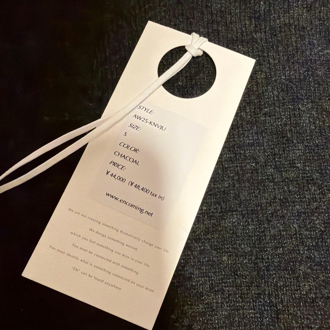 トップス ENCOMING 25AW KNITTED V NECK JUMPER