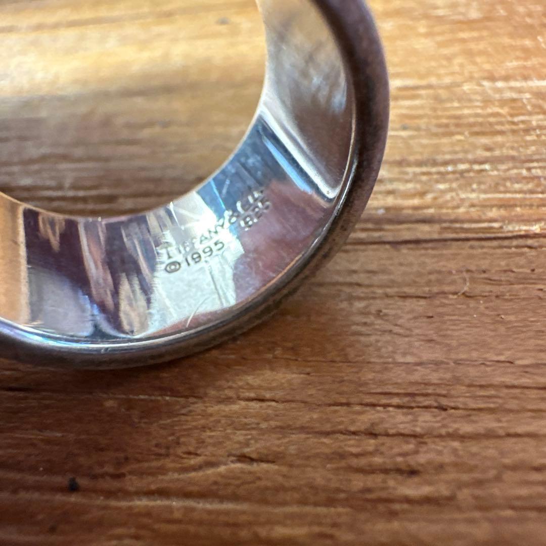 だ*)様 ティファニー　アトラス　リング　925 ワイド　約17号