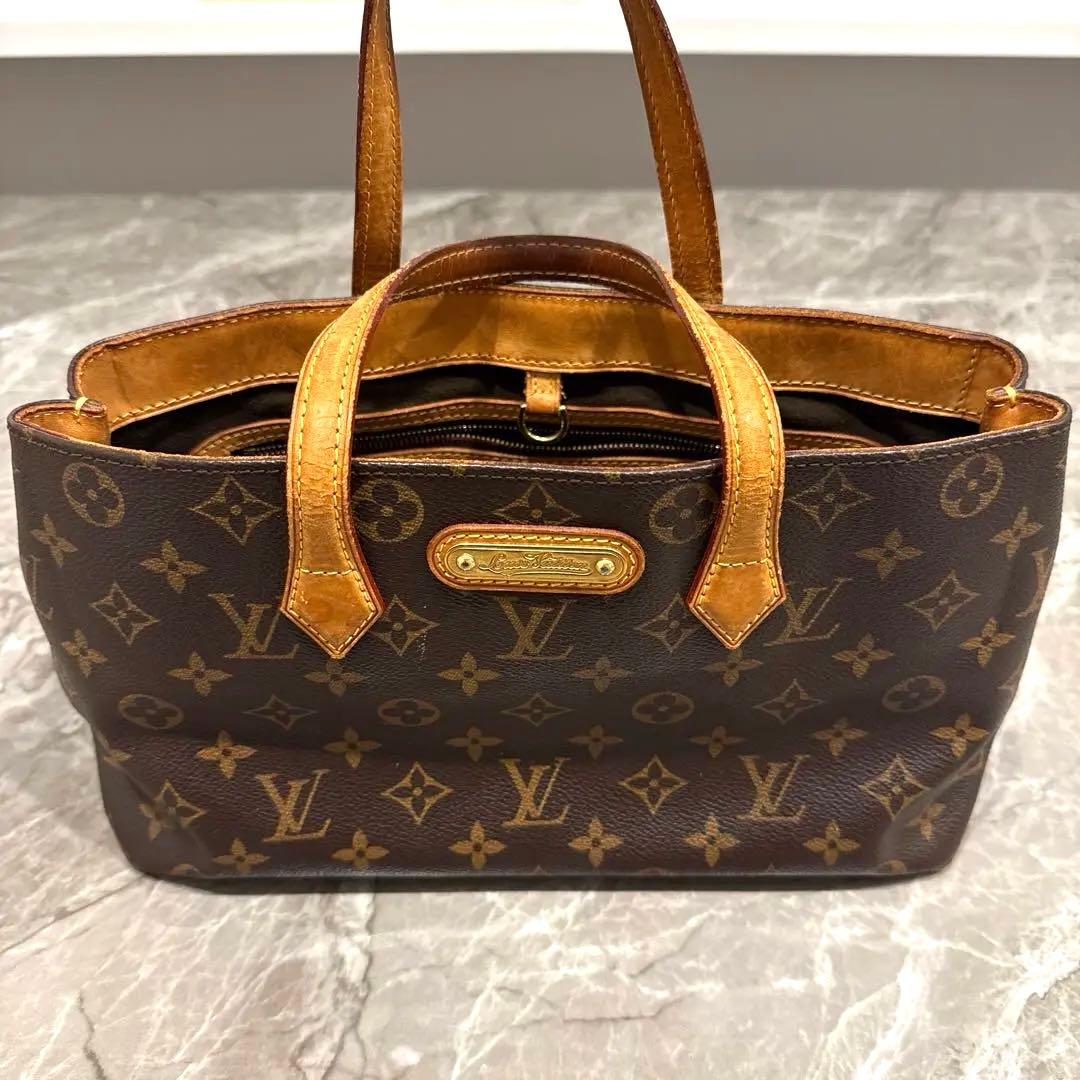 ルイヴィトンウィルシャーPM ハンドバッグ モノグラムキャンバス レディース