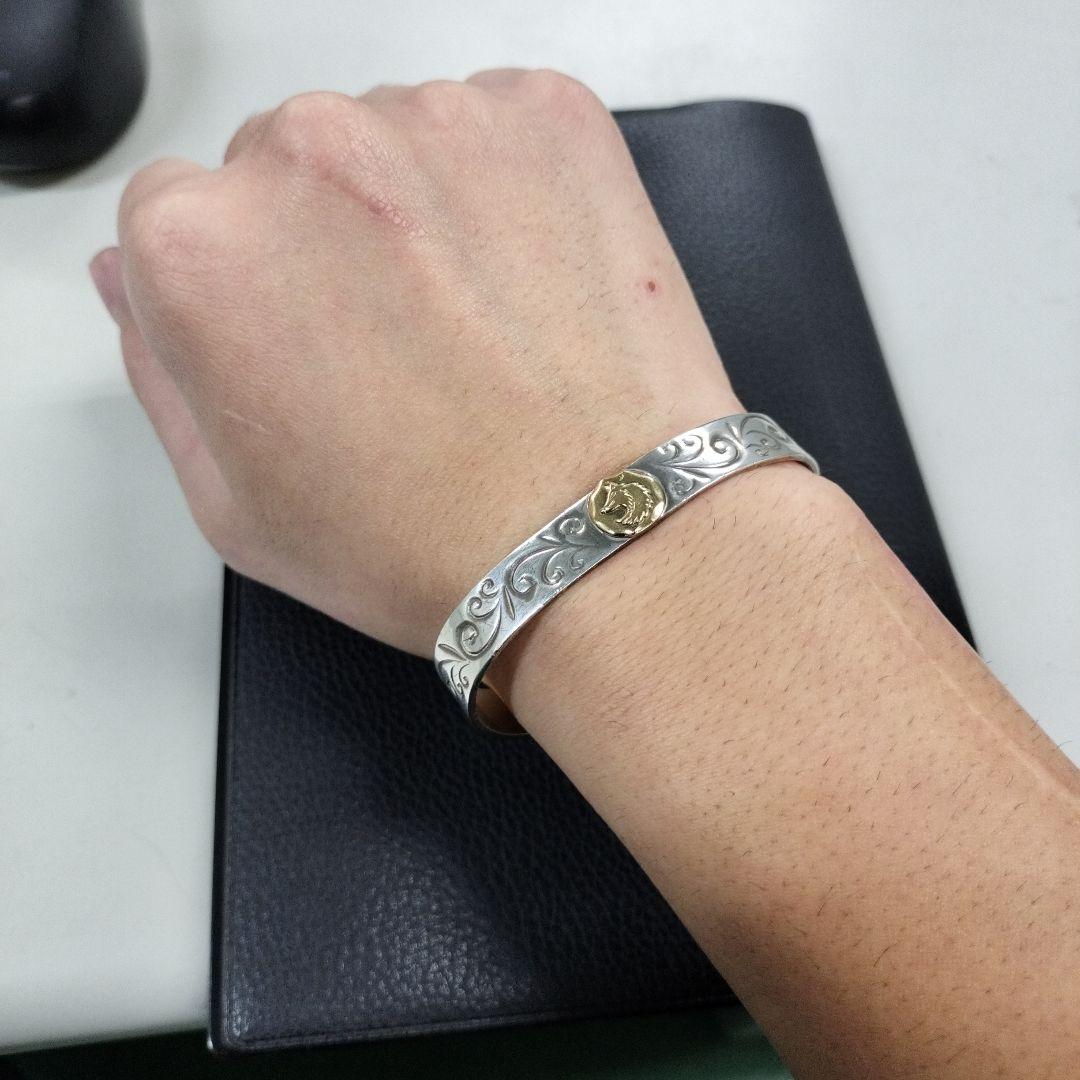 ［ダディー＆キング]廃盤　本日17時まで出品！ 本日発送アラベスクウルフバングル