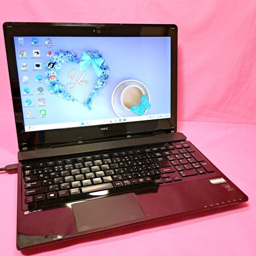 G62 設定済すぐ使える i3 NECノートパソコン Windows11 カメラ