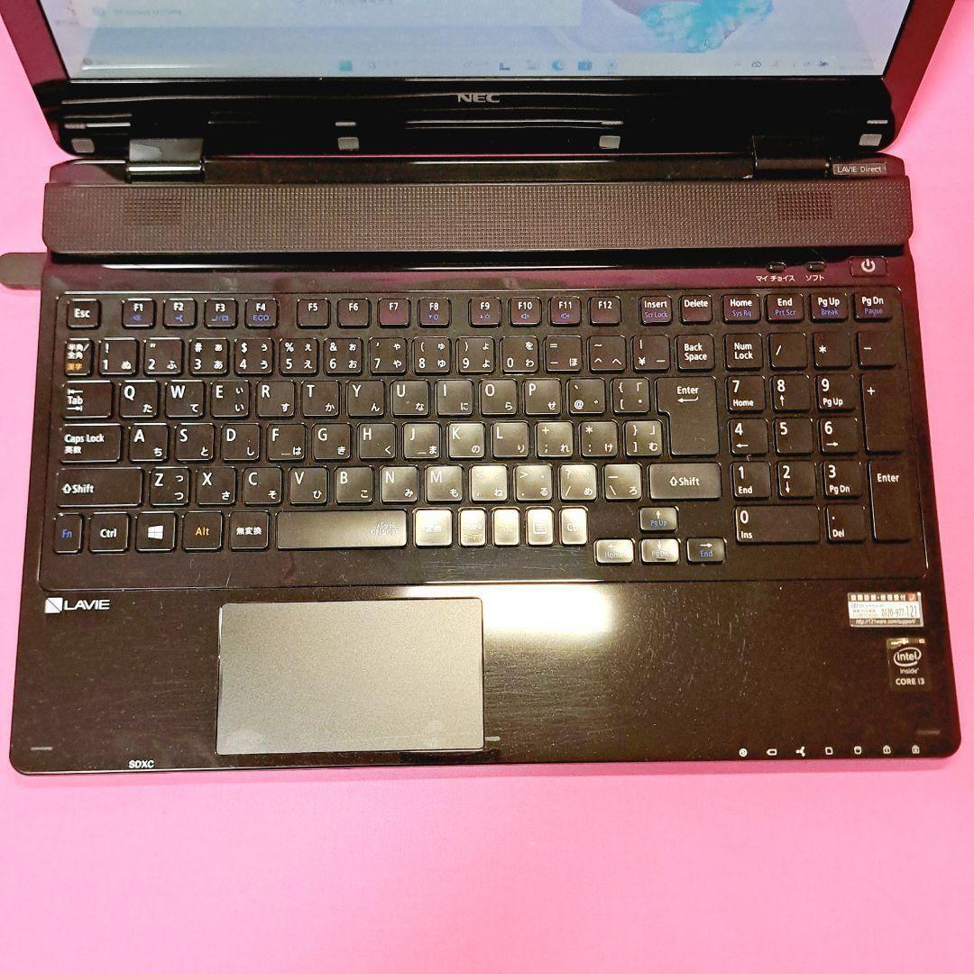 G62 設定済すぐ使える i3 NECノートパソコン Windows11 カメラ