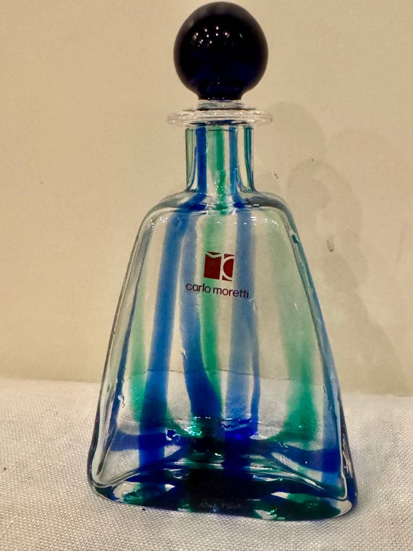 ☆ Carlo Moretti ガラス　デカンタ　ストライプ☆