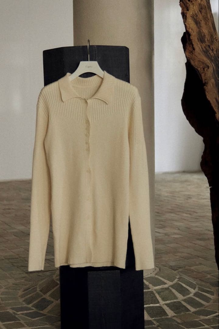 EAPHI RANDOM WAVE KNIT SHIRT新品