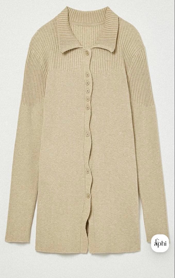 EAPHI RANDOM WAVE KNIT SHIRT新品