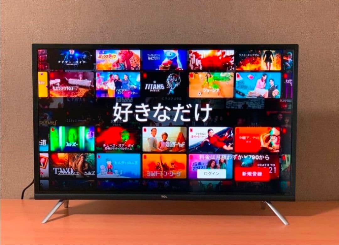 TCLスマートテレビ 2021年製 動画アプリ/地上波Android搭載