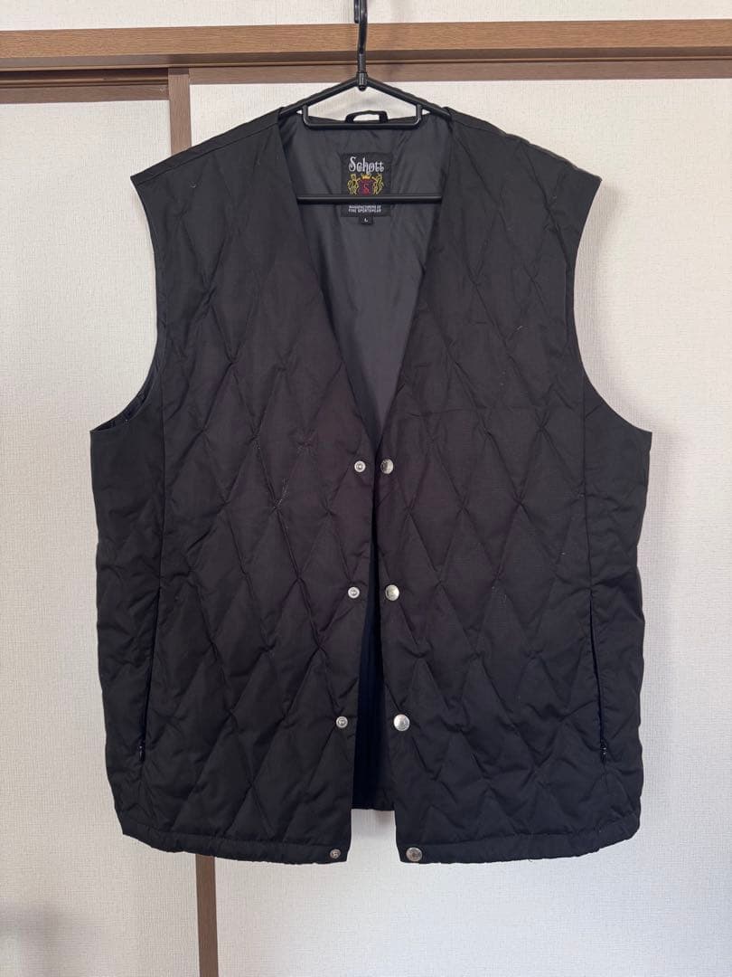 Schott×TAION 24AW ダウンベスト Lサイズ