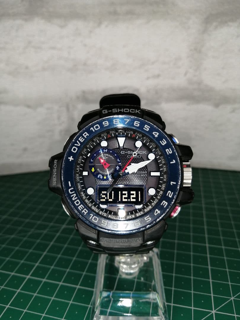 カシオ　G-shock GWN-1000B 洗浄済み　ガルフマスター