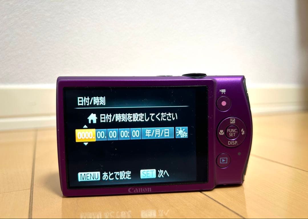 Canon IXY 600F パープル 本体と付属品