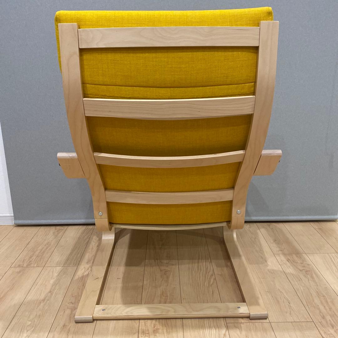 イケア　ポエング　イエロー　IKEA POÄNG
