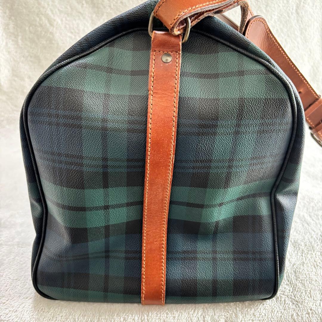 ✨️美品 ポロラルフローレン ボストンバッグ ２WAY グリーン PVCレザー