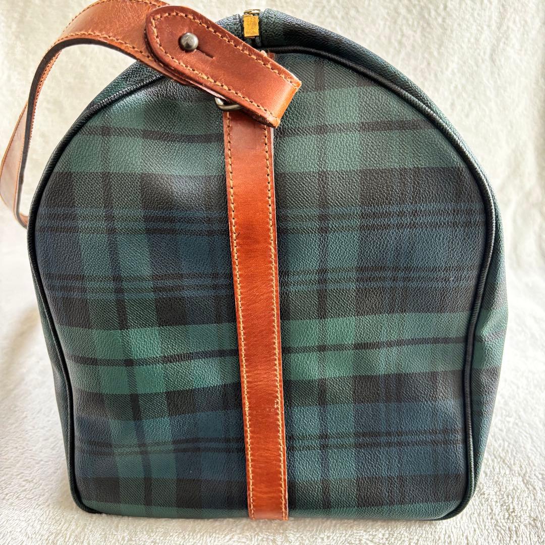 ✨️美品 ポロラルフローレン ボストンバッグ ２WAY グリーン PVCレザー