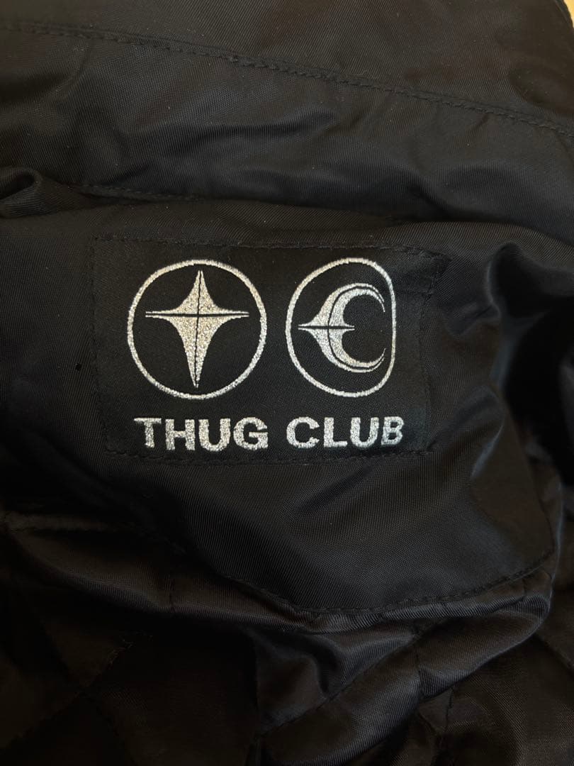 【極美品】thug club 短丈 ボンバージャケット スタッズなし