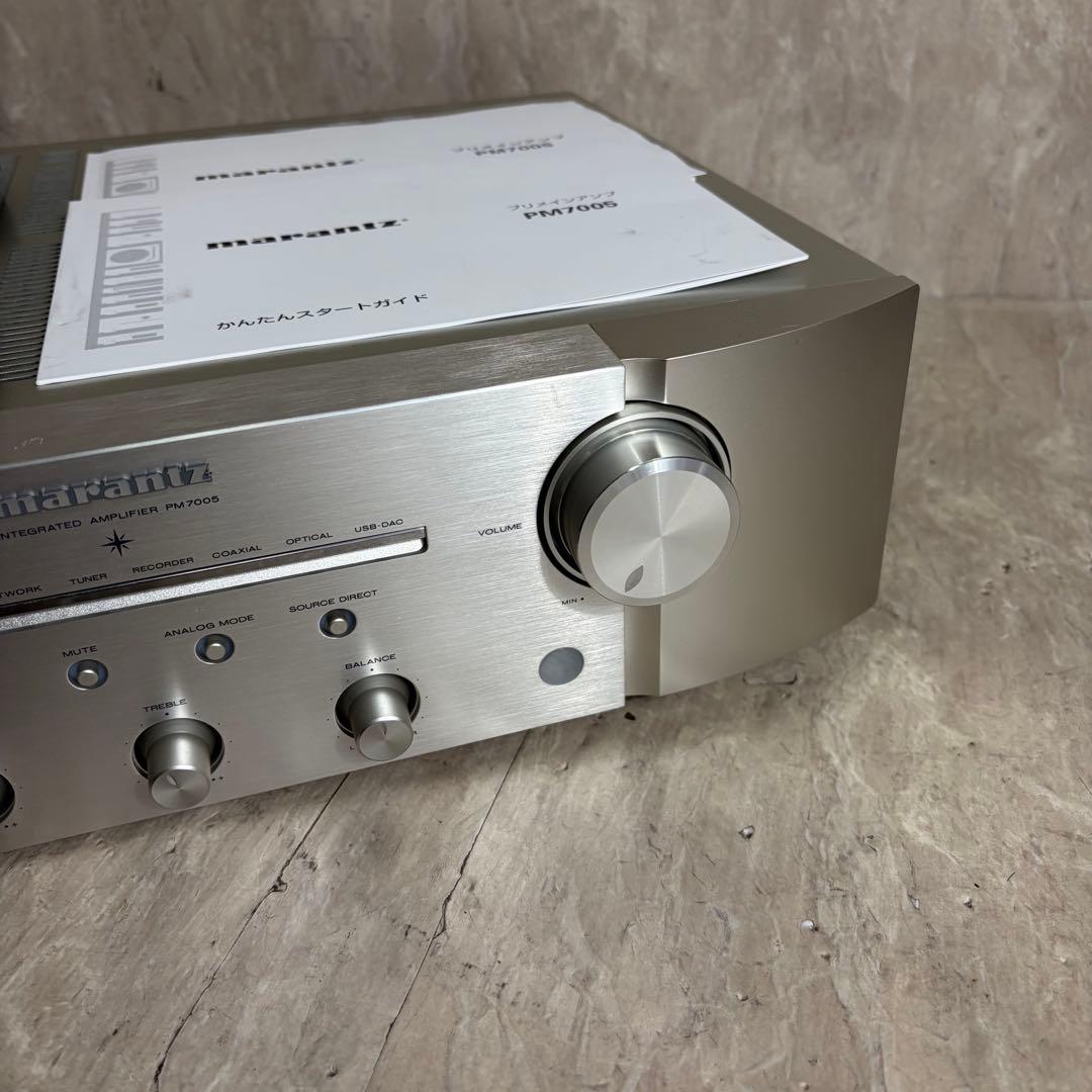 極美品 Marantz PM7005 プリメインアンプ リモコン 説明書付