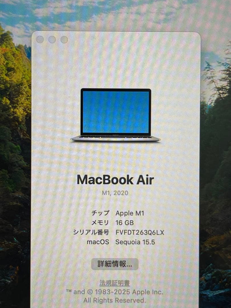 【Hoso】M1 MacbookAir 1TB メモリ16GB