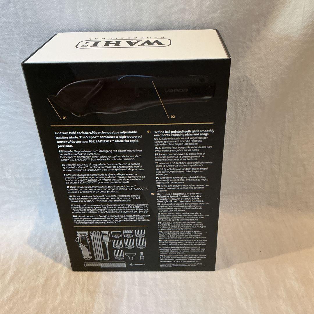 未使用品　Wahl Vapor コードレスバリカン