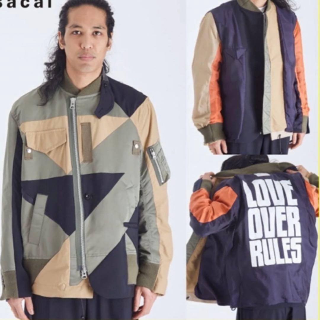 【定価198000円】sacai×Hank Willis Thomas ブルゾン