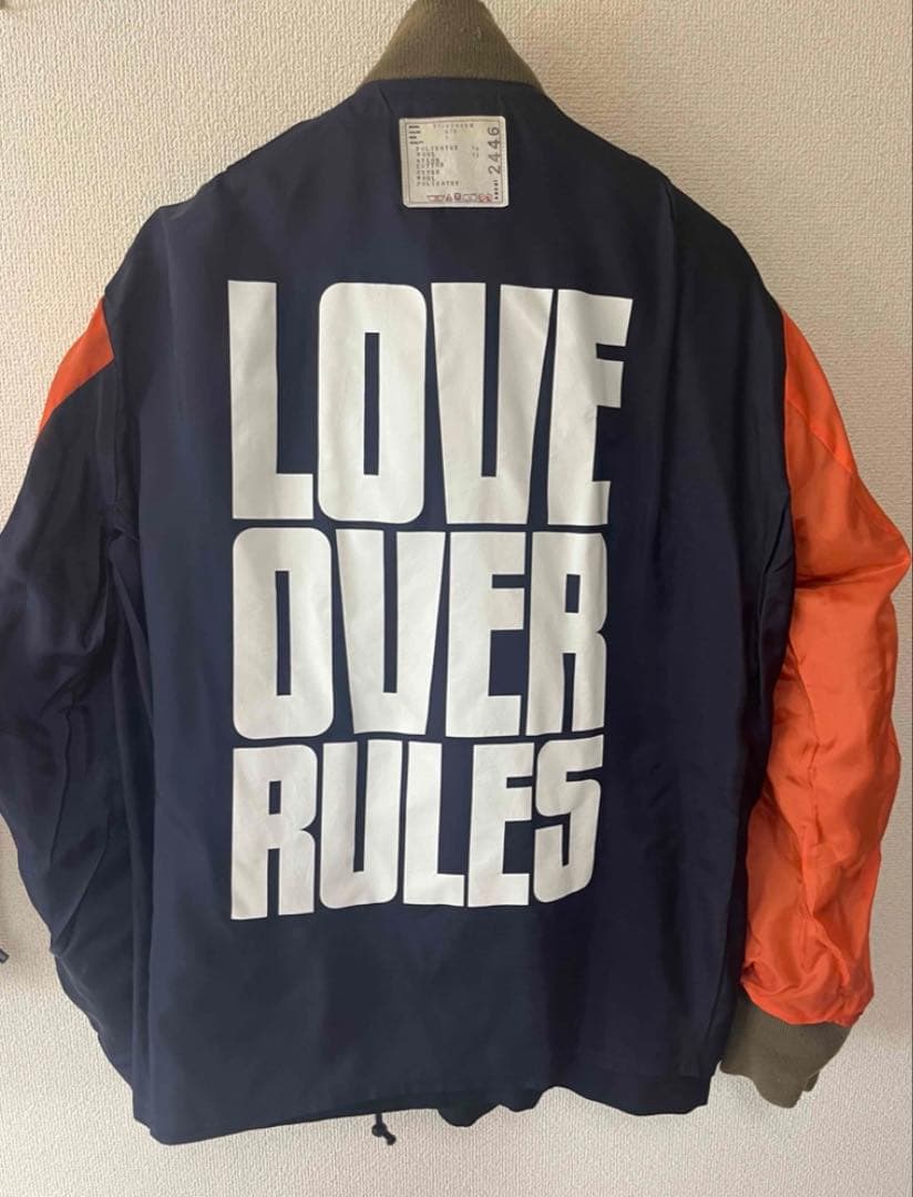 【定価198000円】sacai×Hank Willis Thomas ブルゾン