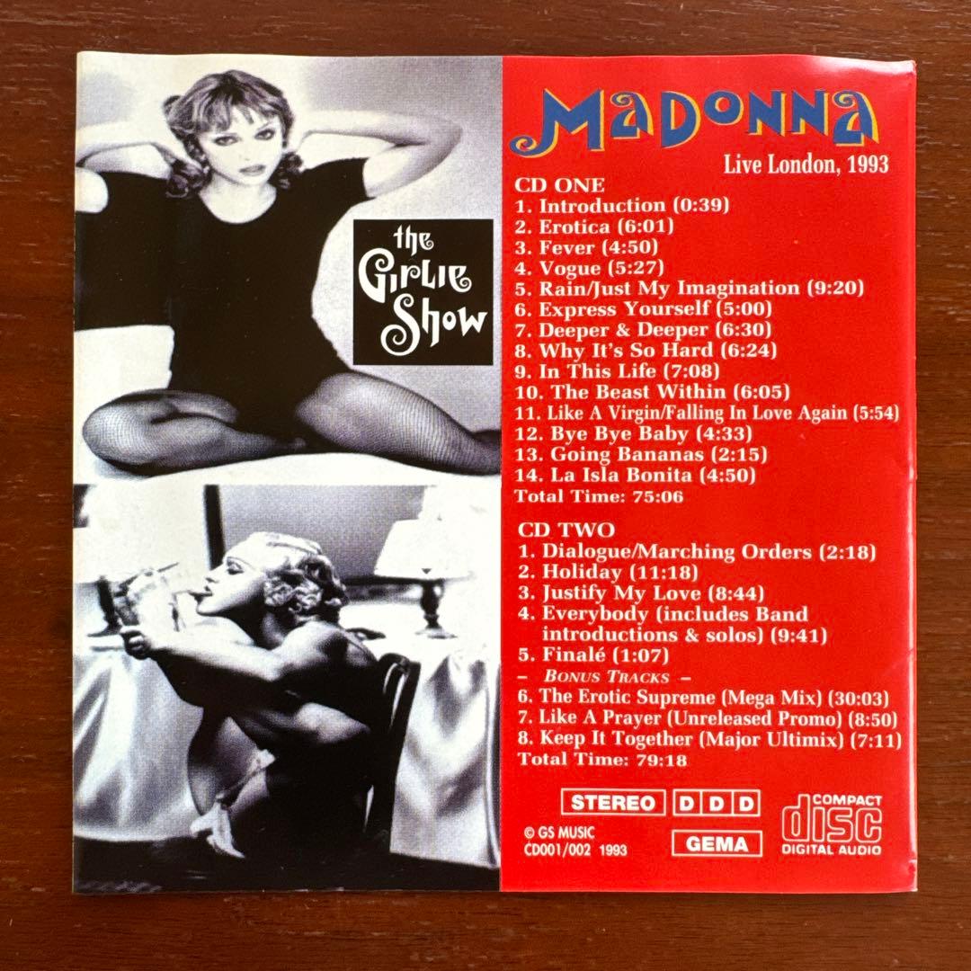 【ブート盤】Madonna ライブ音源　4枚組 CD ★オマケ付き★