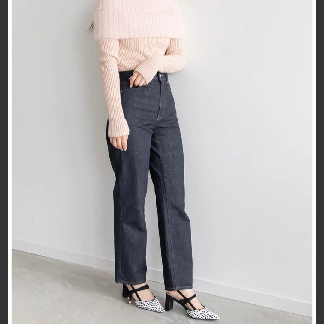 RANDA ランダ リボンモチーフストラップパンプス Lサイズ 24.5cm新品