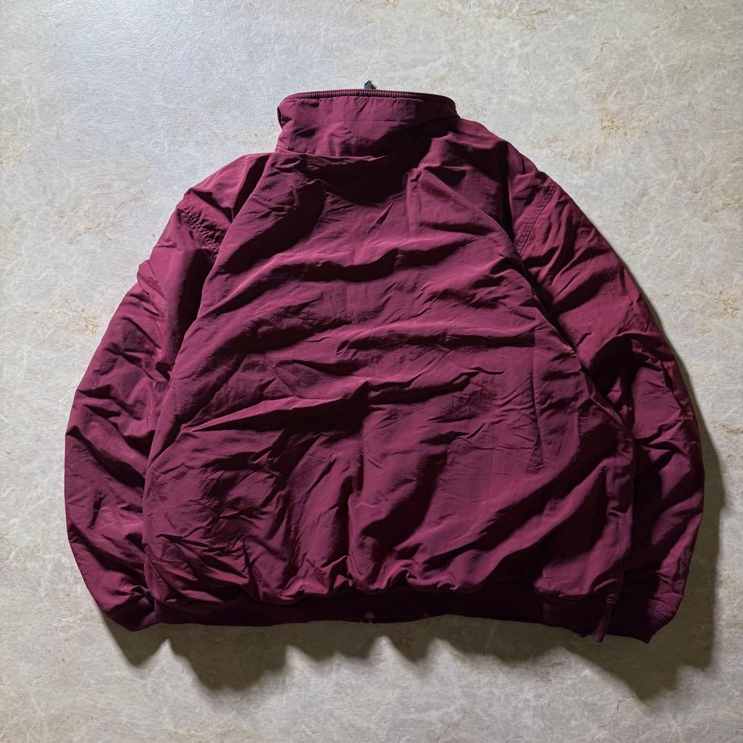 L.L.Beanウォームアップジャケット古着バーガンディCBOY当時物レア短丈