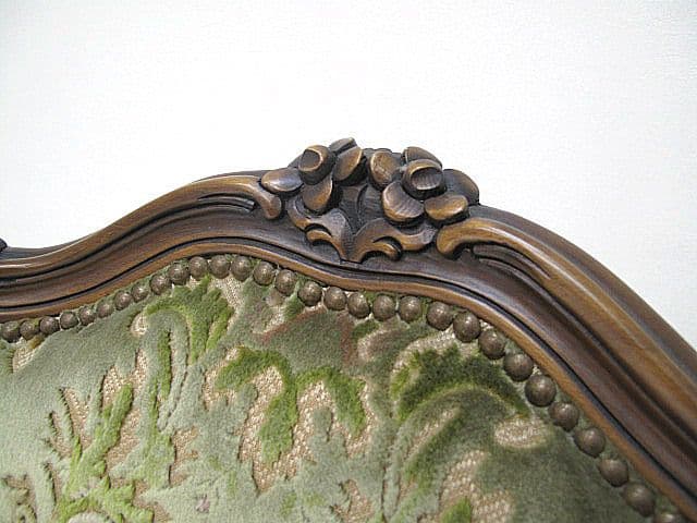 美品 カリモク ドマーニ ルイ（Louis XV）ロココ様式アームチェア